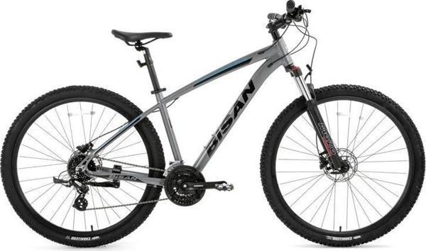 BİSAN MTX 7300 ERKEK DAĞ BİSİKLETİ 43 CM HD 26 JANT 24 VİTES METALİK GRİ MAVİ - Image 1