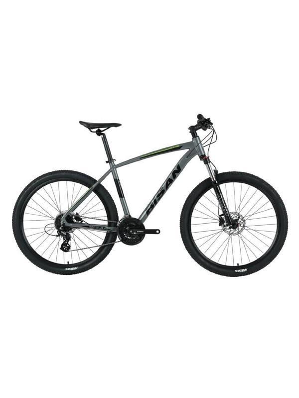 BİSAN MTX 7300 ERKEK DAĞ BİSİKLETİ 43 CM HD 27.5 JANT 24 VİTES METALİK GRİ YEŞİL - Image 1