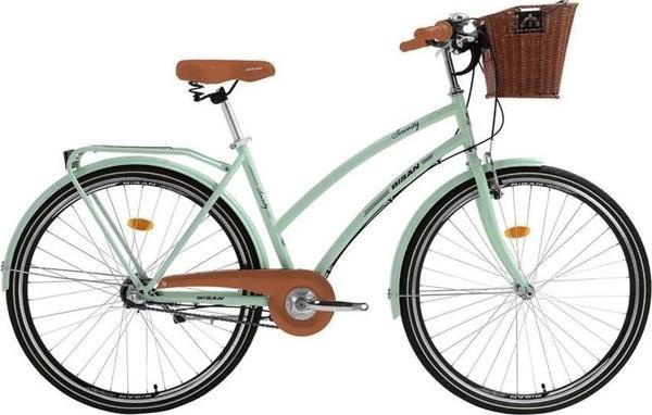 BİSAN SERENITY KADIN ŞEHİR BİSİKLETİ 48CM V 28 JANT NEX.3 VİTES MİNT YEŞİL SİLVER - Image 1