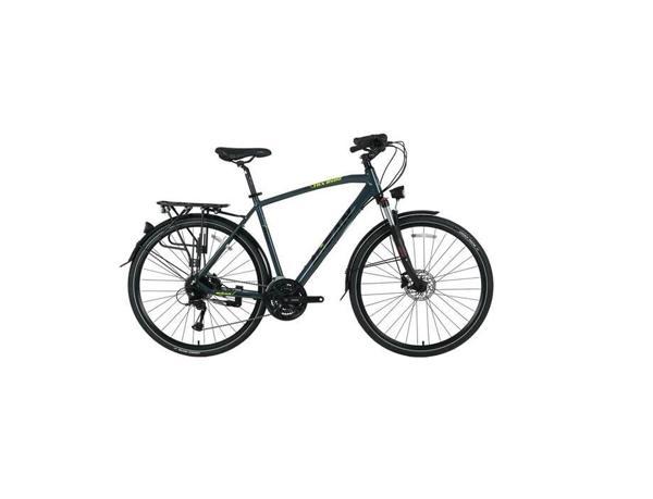 BİSAN TRX 8500 CITY ERKEK ŞEHİR TUR BİSİKLETİ 52CM HD 28 JANT 27 VİTES PARLAK GRİ SARI - Image 1