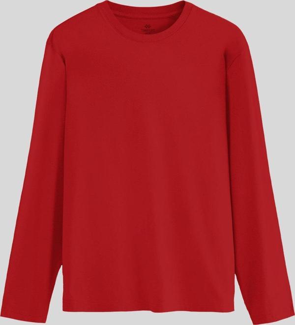 Kırmızı Standart Fit Basic O Yaka Erkek Sweatshirt - 87997 - Image 1