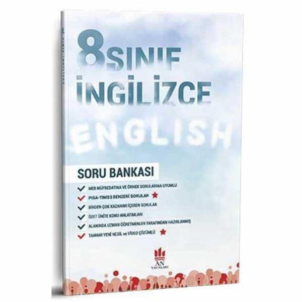 An Yayınları 8. Sınıf İngilizce Soru Bankası - An Yayınları - Image 1