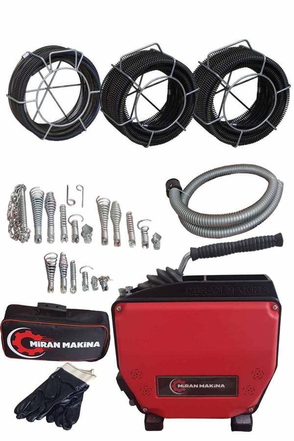 Seybomak Tıkalı Kanal Açma Makinesi 16-19-22 Mm Full Set (Faturalı) - Image 1