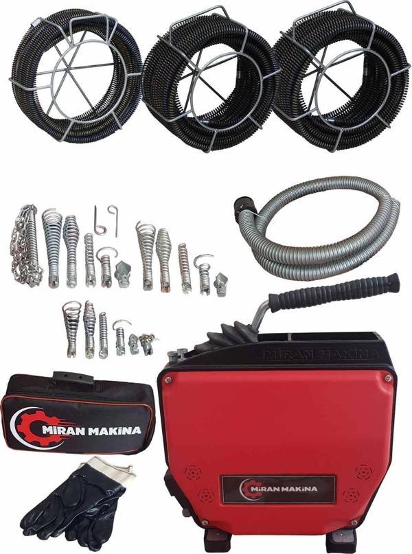 Seybomak Tıkalı Kanal Açma Makinesi 16-19-22 Mm Full Set (Faturalı) - Image 1