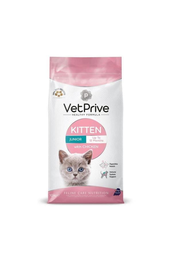 Vet Prive Yavru Kedi Maması Tavuklu 10 Kg - Image 1
