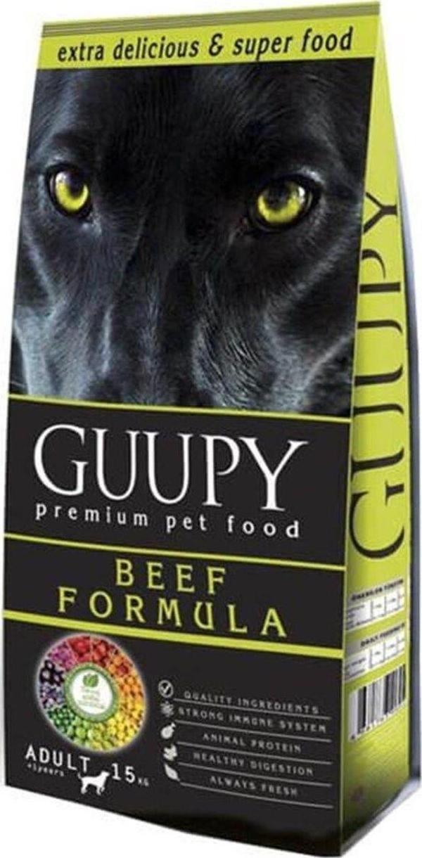 Guupy Bifteklı Yetışkın Köpek Maması 1 Kg - Image 1