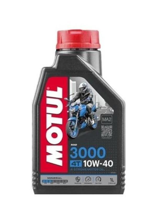Motul 3000 10W-40 4T 1 lt Mineral Motosiklet Yağı - Image 1