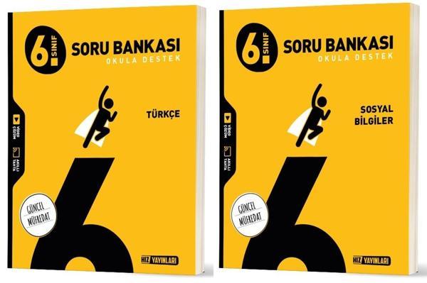 Hız 2026 6. Sınıf Türkçe + Sosyal Bilgiler Soru Bankası Seti 2 Kitap - Hız Yayınları - Image 1