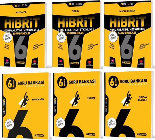 Hız 2026 6. Sınıf Matematik + Türkçe + Sosyal Soru + Hibrit - Konu Seti 6 Kitap - Hız Yayınları - Image 1