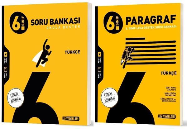 Hız 2026 6. Sınıf Türkçe + Paragraf Soru Bankası Seti 2 Kitap - Hız Yayınları - Image 1