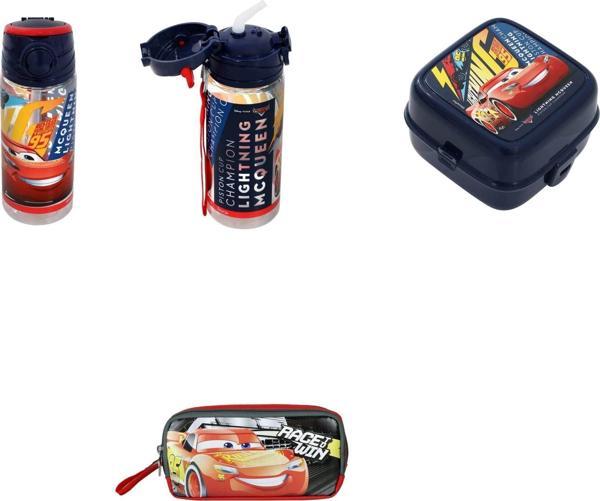 Cars Beslenme Kabı ve Su matarası (KALEM KUTU HEDİYELİ) - Image 1