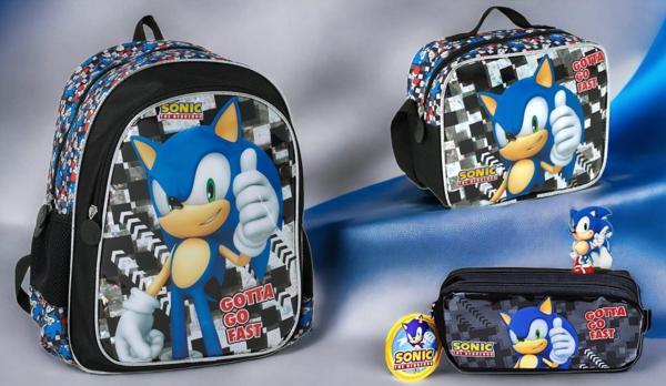 Sonic İlkokul Çantası (3 lü Set) - Image 1