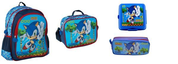 Sonic Okul Çantası iLKOKUL Başlangıç Seti (4 parça) - Image 1