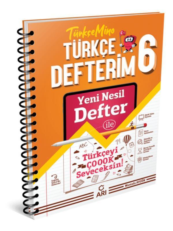 Arı Yayınları 6. Sınıf Türkçe Türkçemino Defterim  - Arı Yayıncılık - Image 1