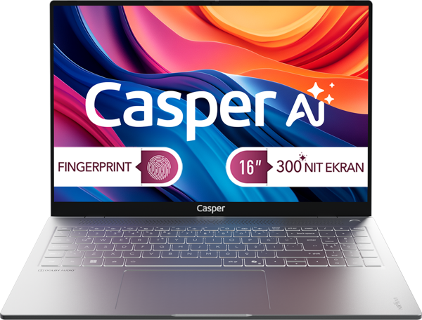 Casper Nirvana S100 Intel Core Ultra 7-255H 16GB DDR5 250GB SSD W11H 16" S100.255H-BU00A-G-F - Image 1