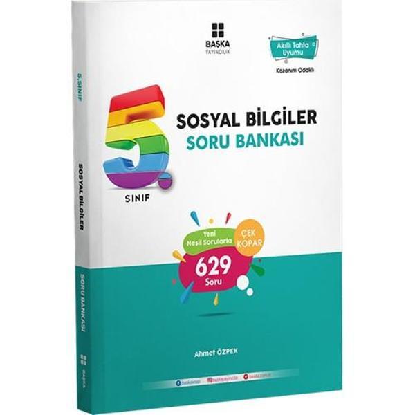 Başka Yayınları 5. Sınıf Sosyal Bilgiler Soru Bankası - Başka Yayıncılık - Image 1
