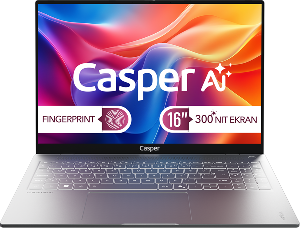 Casper Nirvana S200 Intel Core Ultra 7-255H 32GB DDR5 500GB SSD Freedos 16" S200.255H-DV00X-G-F - Image 1