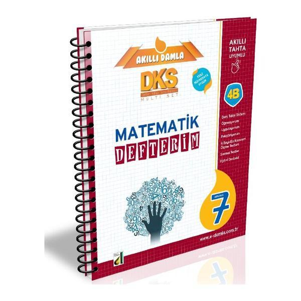 Damla Yayınları 7. Sınıf Dks 4B Matematik Defterim - Damla Yayınevi - Image 1