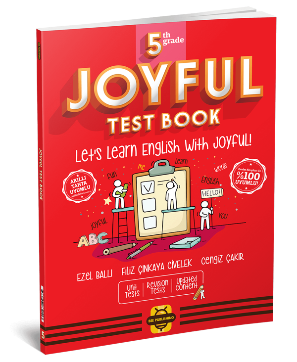 Bee Publishing 5. Sınıf English Joyful Test Book - Bee Publishing Yayınları - Image 1