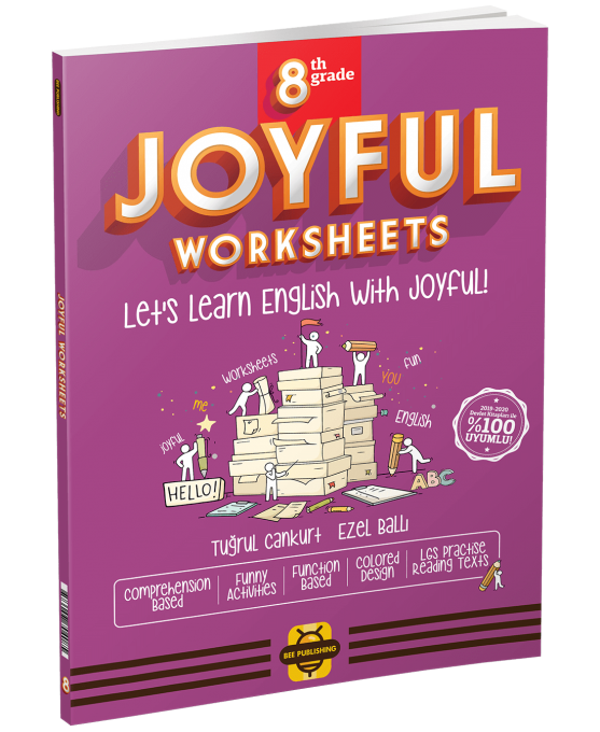 Bee Publishing 8. Sınıf English Joyful Worksheets - Bee Publishing Yayınları - Image 1