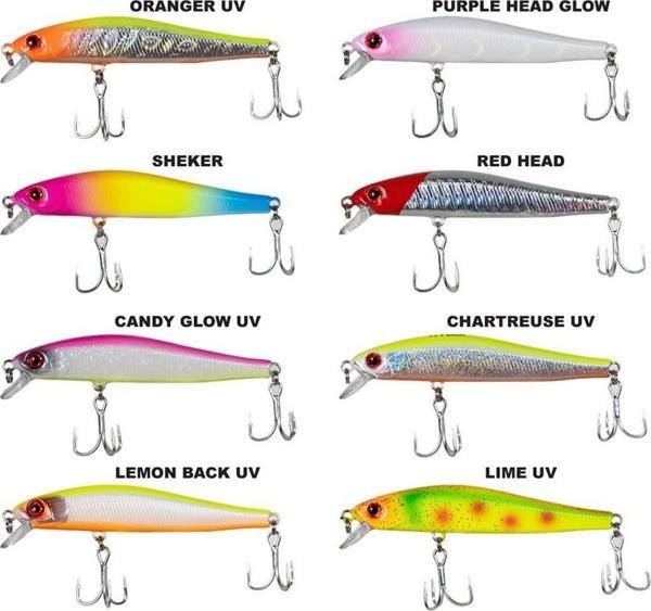 RYUJI BOSS MINNOW 7CM 5GR SUNİ YAPAY YEM MAKET BALIK ORANGER UV - Image 1