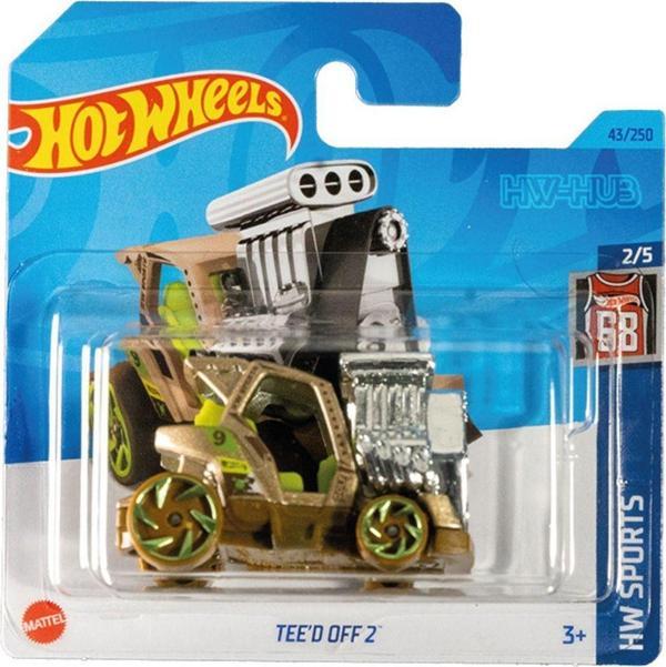 Hot Wheels 1/64 Ölçek Tekli Regular Arabalar Hkk44 Hw Sports / Tee'D Off 2 Kahverengi - Image 1