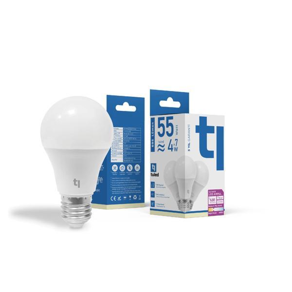 Tuled Redeem Plus A60S E27 LED Ampul, Titreşimsiz, Göz Konforu, Tekli, 695 Lümen, Doğal Beyaz, 4000 Kelvin - Image 1