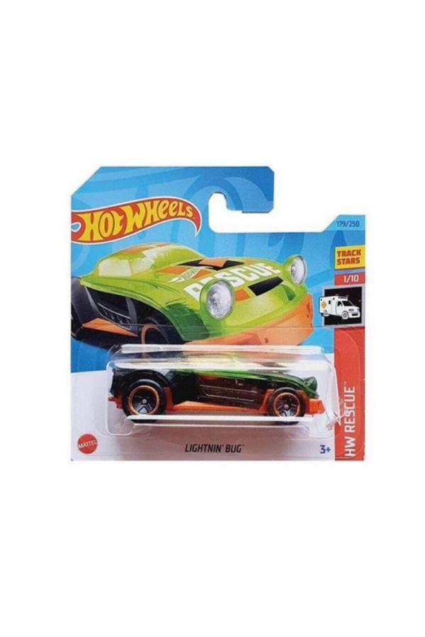 Hot Wheels 1/64 Ölçek Tekli Regular Arabalar Hkj18 Hw Rescue / Lightnin' Bug Yeşil - Image 1