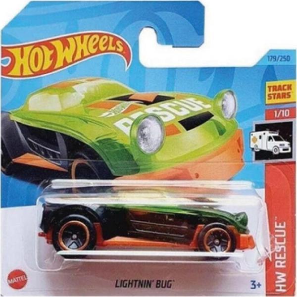 Hot Wheels 1/64 Ölçek Tekli Regular Arabalar Hkj18 Hw Rescue / Lightnin' Bug Yeşil - Image 1