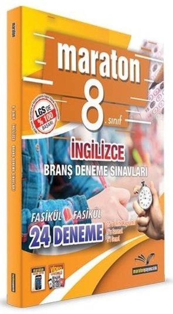 Maraton Yayınları 8. Sınıf İngilizce 24'lü Deneme - Image 1