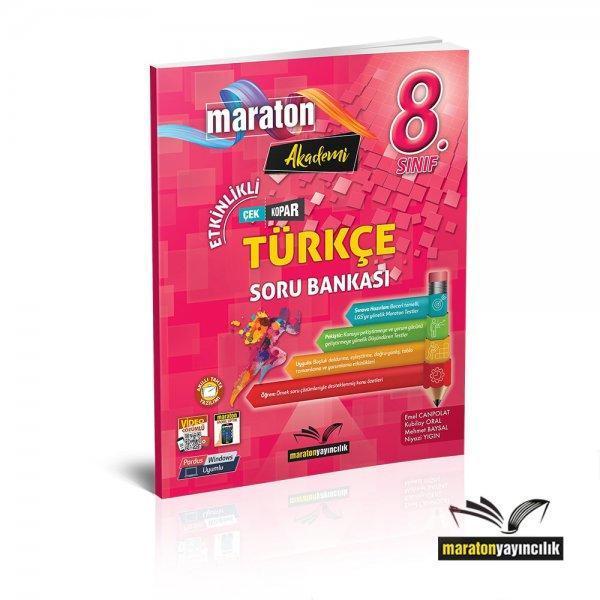 Maraton Yayınları 8. Sınıf Türkçe Etkinlikli Soru Bankası - Image 1