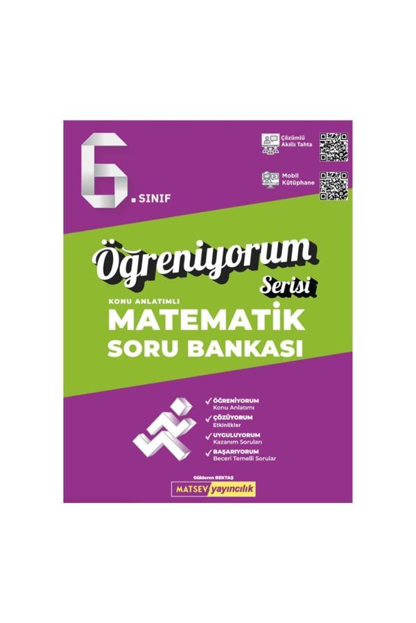 Matsev Yayınları 6. Sınıf Matematik Öğreniyorum Konu Anlatımlı Soru Bankası - Matsev Yayınları - Image 1