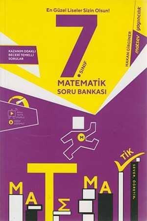 Matsev Yayınları 7. Sınıf Matematik Soru Bankası - Matsev Yayınları - Image 1
