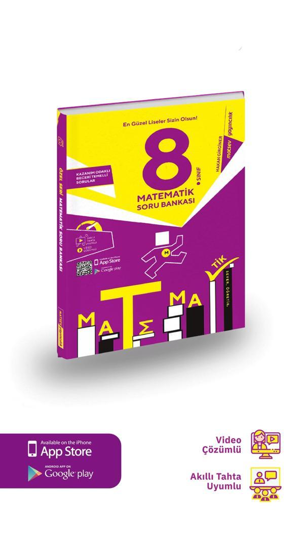 Matsev Yayınları 8. Sınıf Matematik Soru Bankası - Matsev Yayınları - Image 1