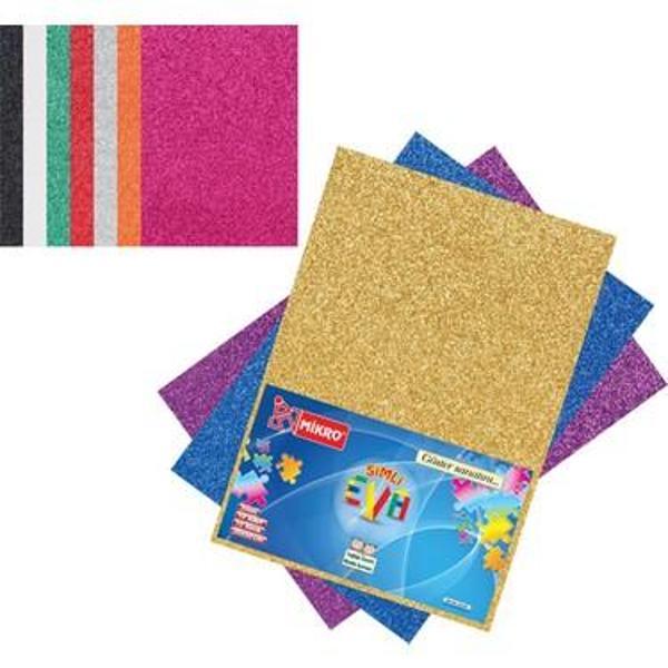 Mikro Yapışkanlı Simli Eva 50X70 - 10Lu - Image 1