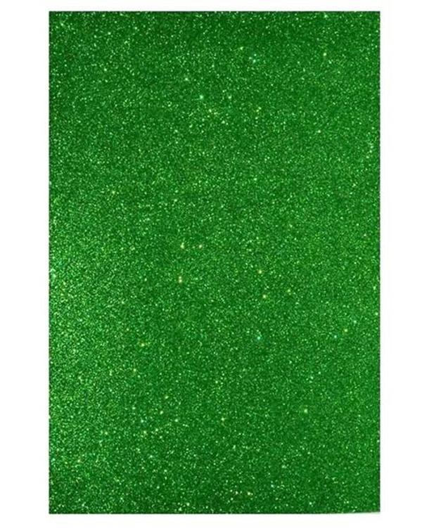 Yapışkanlı Simli Eva 50X70 Yeşil Rulo Şeklinde - 4 adet - Image 1