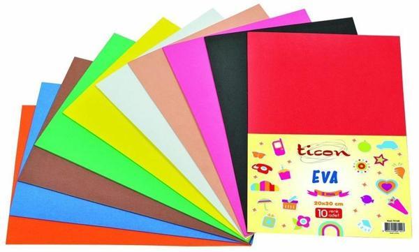 Ticon Eva A4 10Lu Düz Renkli eva - 3 paket - Image 1