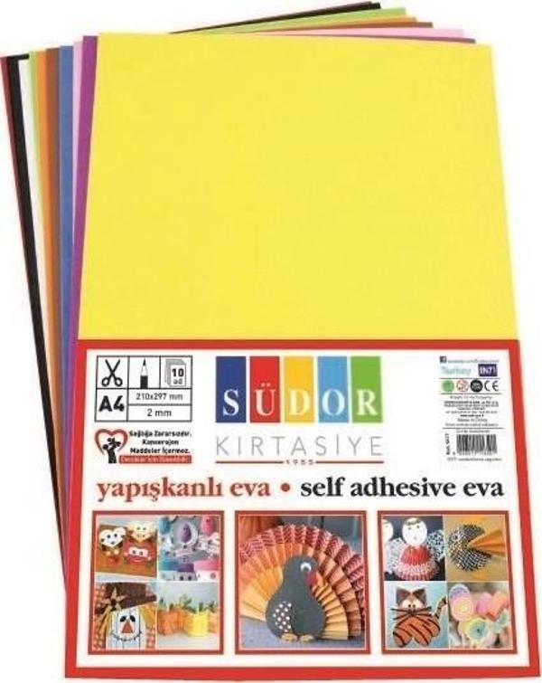 Südor Yapışkanlı Eva A4 10Lu - Image 1