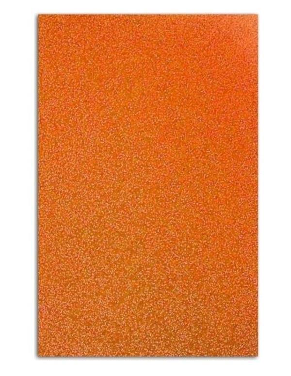 Yapışkanlı Simli Eva 50X70 Turuncu Rulo Şeklinde - 4 adet - Image 1