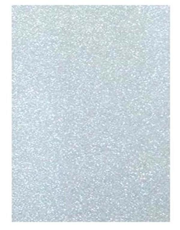Yapışkanlı Simli Eva 50X70 Beyaz Rulo Şeklinde - 4 adet - Image 1