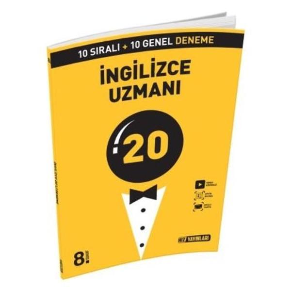 Hız Yayınları 8. Sınıf İngilizce Uzman 20 Li Deneme - Hız Yayınları - Image 1