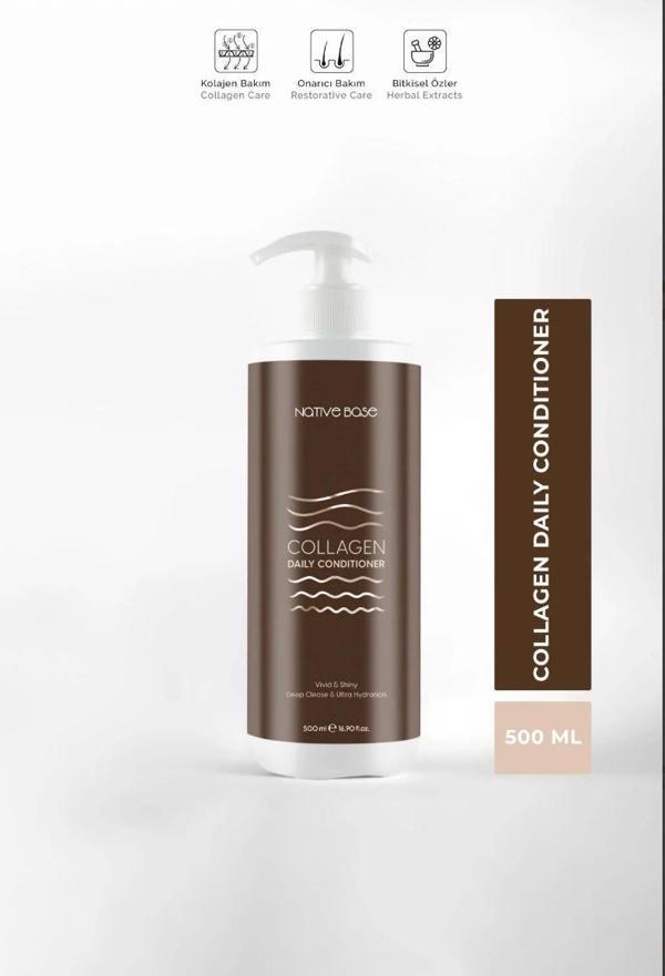 NATİVE BASE COLLAGEN DAILY CONDITIONER - AFTER TREATMENT 500ML - Image 1