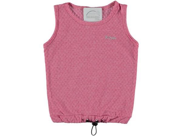 BEL STOPERLİ KOLSUZ KIZ TSHIRT Fuşya - Image 1