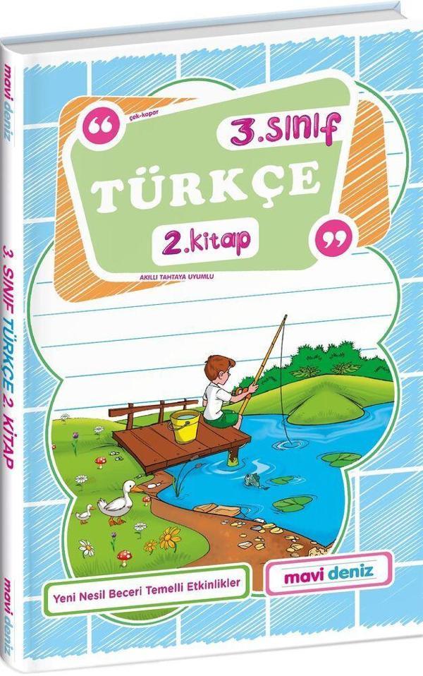 Mavi Deniz Yayınları 3. Sınıf Türkçe 2. Kitap  - Mavi Deniz Yayınları - Image 1