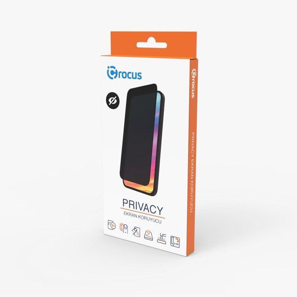 CROCUS APPLE IPHONE 15 PRIVACY 3D EKRAN KORUYUCU  - Image 1