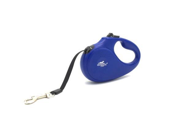 Doggie Master Seri Otomatik Makaralı Köpek Gezdirme 15 kg / 5 M Mavi - Image 1
