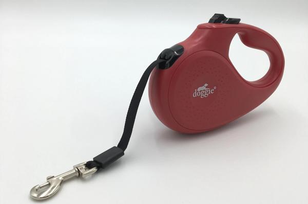 Doggie Master Seri Otomatik Makaralı Köpek Gezdirme 25 kg / 5 M Kırmızı - Image 1
