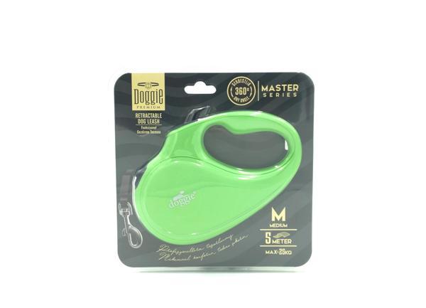 Doggie Master Seri Otomatik Makaralı Köpek Gezdirme 25 kg / 5 M Yeşil - Image 1