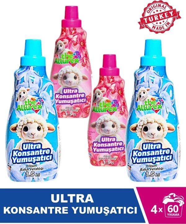 The Allurex Çamaşır Yumuşatıcı 2 Adet Lilyum 2 Adet Orchide - Image 1