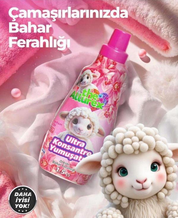 The Allurex Çamaşır Yumuşatıcı Orkide Çiçeği 1500 Ml 1 Li - Image 1